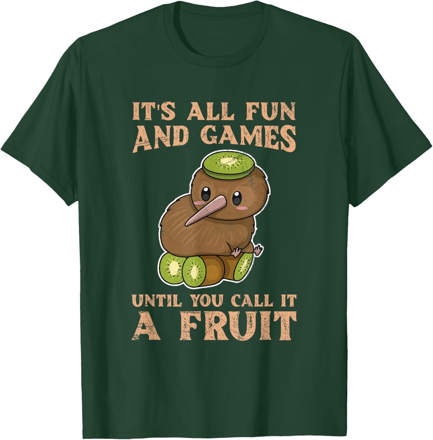 New Zealand Kiwi Bird Quote for a Kiwi Lover T-Shirt - T-Shirt | Forest