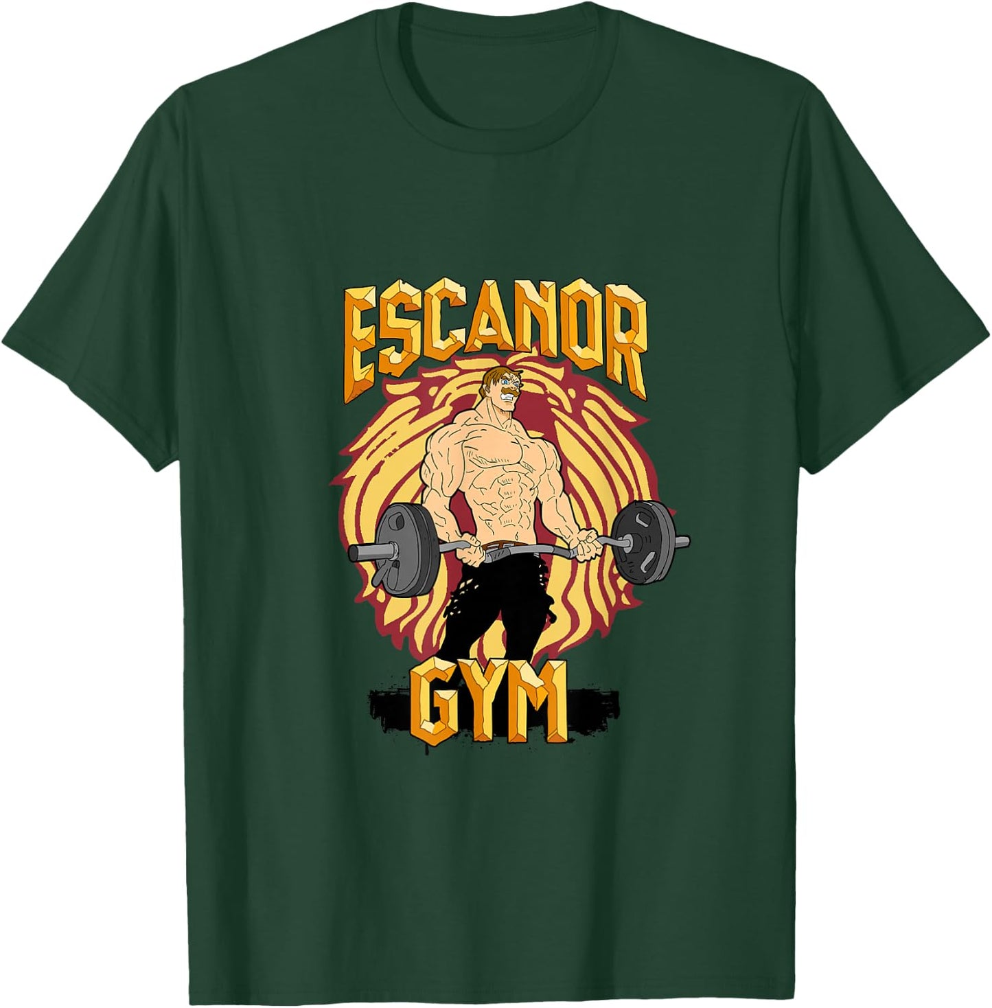 Escanor Gym Pride T-Shirt - T-Shirt | Forest