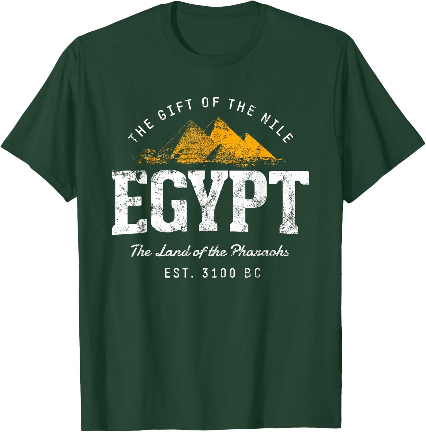 Egypt Souvenirs by Treaja Retro Egypt Vintage T-Shirt - T-Shirt | Forest