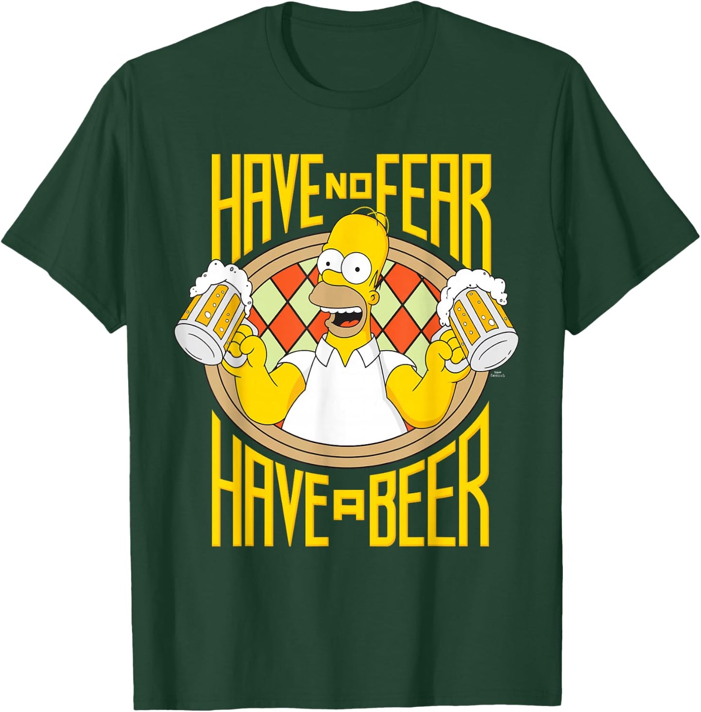 The Simpsons Homer Beer Fear Chill-Out Weekend Brewmaster T-Shirt - T-Shirt | Forest