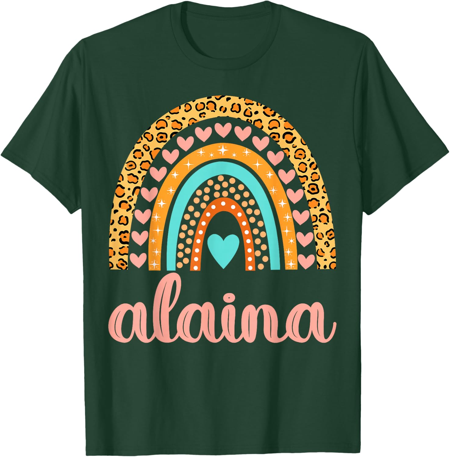 Alaina Alaina Name Birthday Shirt Gift T-Shirt - T-Shirt | Forest