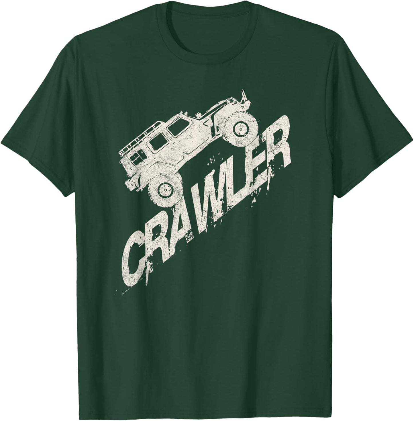 Crawler Rc Car Rock Scaler Scale Rc Offroad Truck Clawling T-Shirt - T-Shirt | Forest