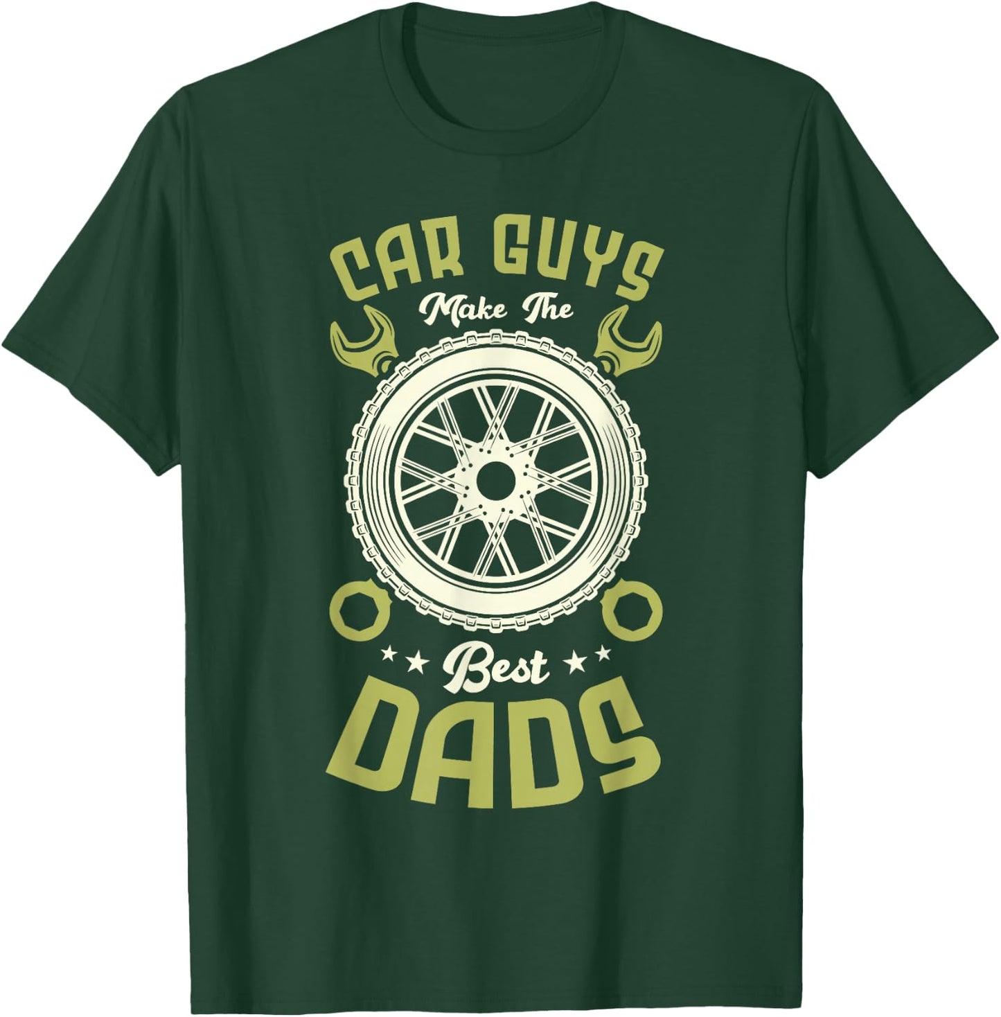 Car guys make the best dads Car mechanic Funny Mechanic T-Shirt - T-Shirt | Forest