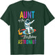 Aunt Of The Birthday Astronaut Space Bday Party Celebration T-Shirt - T-Shirt | Forest