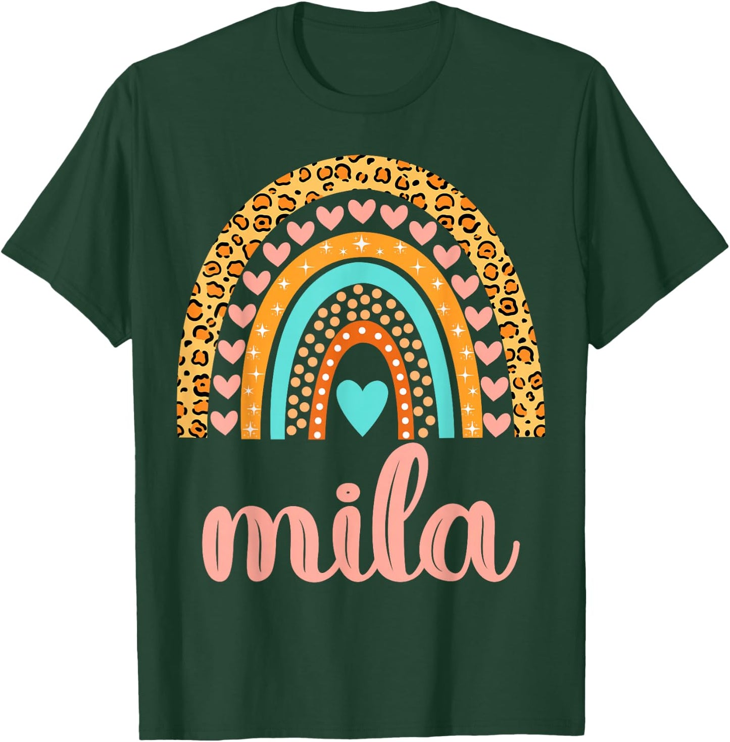Mila Mila Name Birthday Shirt Gift T-Shirt - T-Shirt | Forest