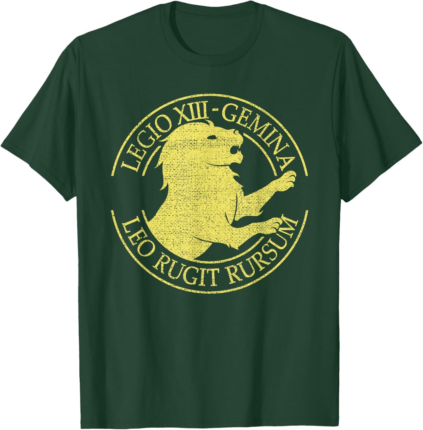 Legio XIII Gemina Roman Legion Empire Pedites Legionary T-Shirt - T-Shirt | Forest