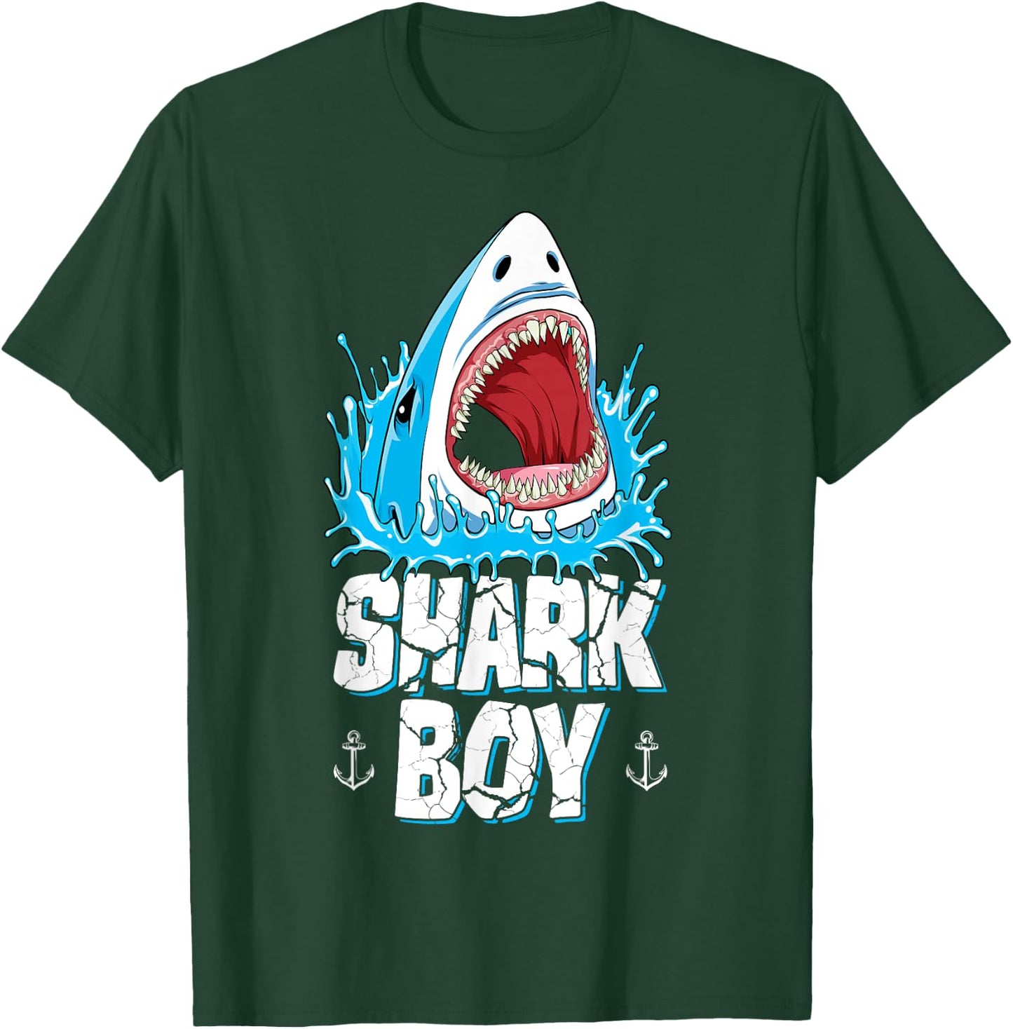 Shark Boy T Shirt Family Matching Men Boys Kids Jawsome Gift T-Shirt - T-Shirt | Forest