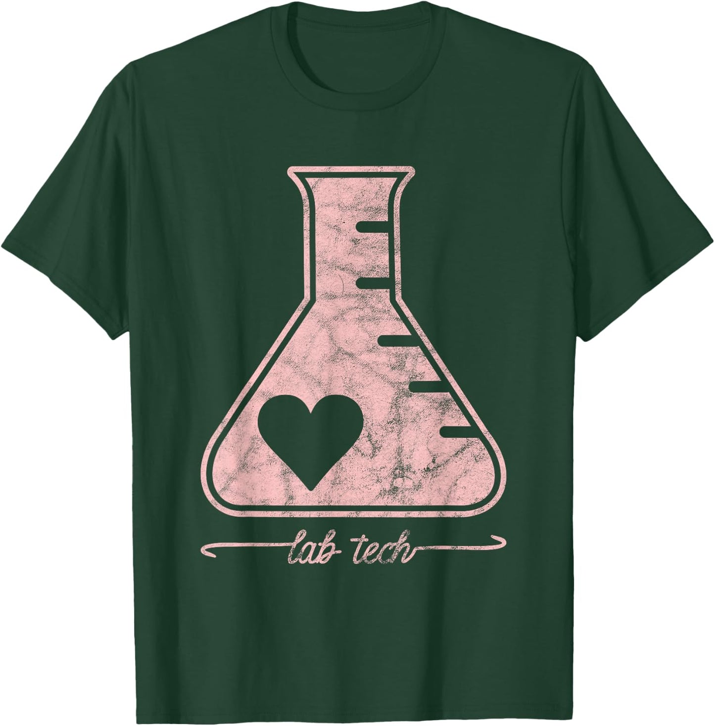 Beaker Lab Tech Laboratory Technician T shirt gift T-Shirt - T-Shirt | Forest