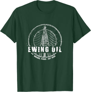 Dallas | Ewing Oil Company Classic 80's TV T-Shirt - T-Shirt | Forest