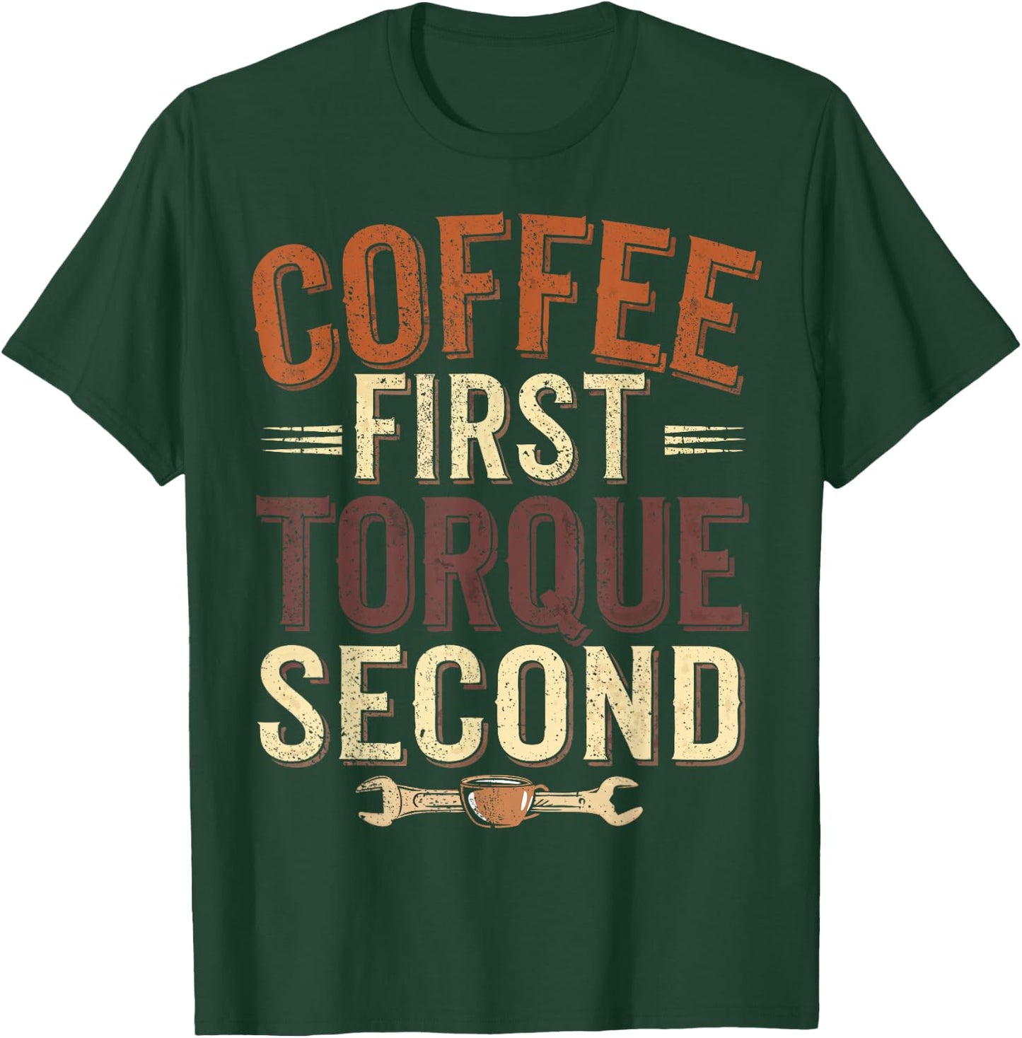 Bike Mechanic Coffee Tools Bicycle Mechanic T-Shirt - T-Shirt | Forest