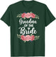 Grandma Of The Bride Bridal Shower Wedding Party T-Shirt - T-Shirt | Forest