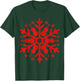 Violinist Orchestra Christmas Day Gift Snowflake Violin T-Shirt - T-Shirt | Forest