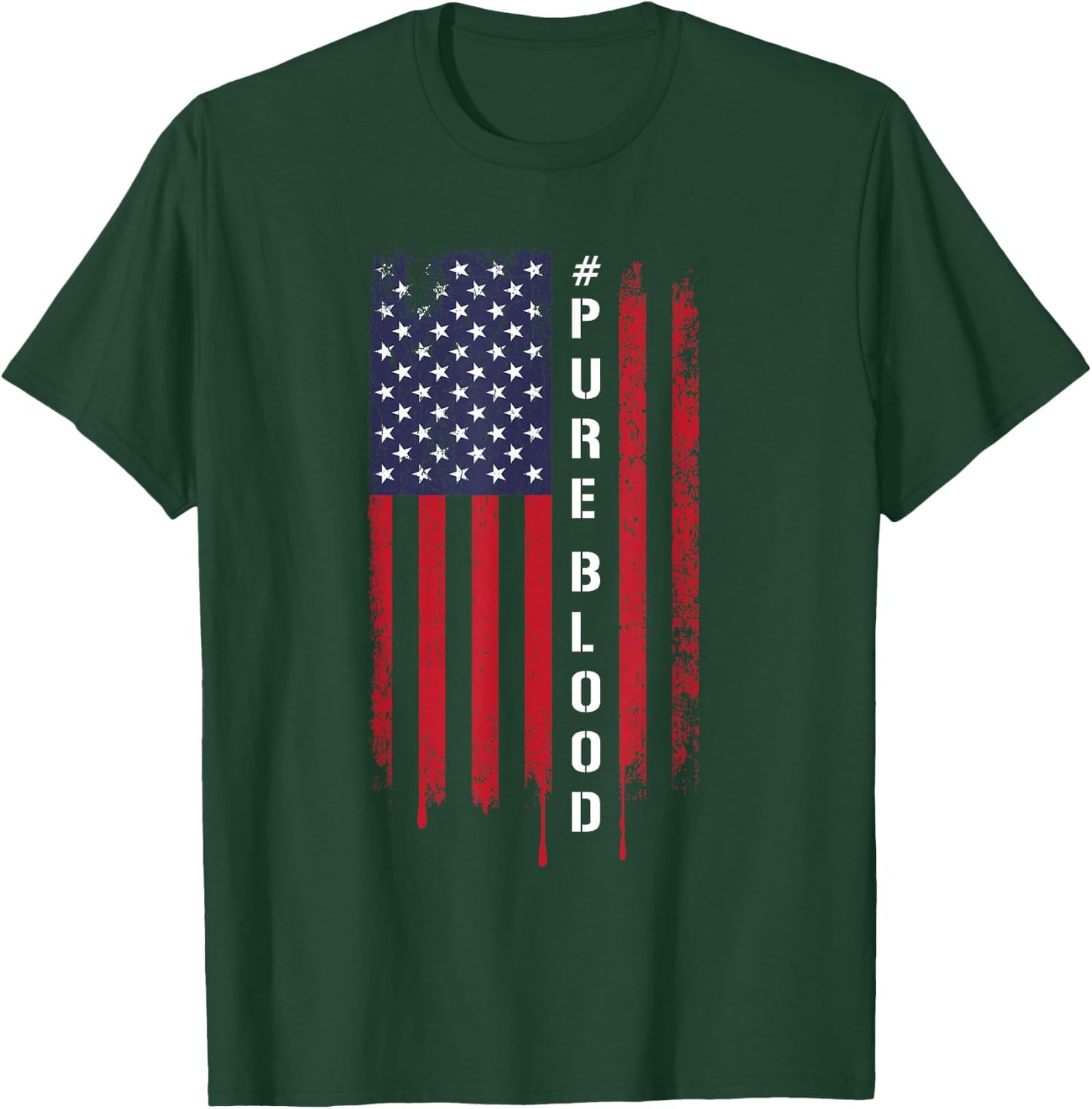 Pure Blood Movement #PUREBLOOD T-Shirt - T-Shirt | Forest