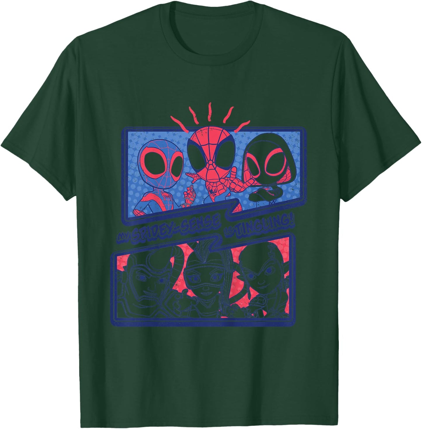 Kids Marvel Spidey and His Amazing Friends Spidey-Sense Tingling T-Shirt - T-Shirt | Forest