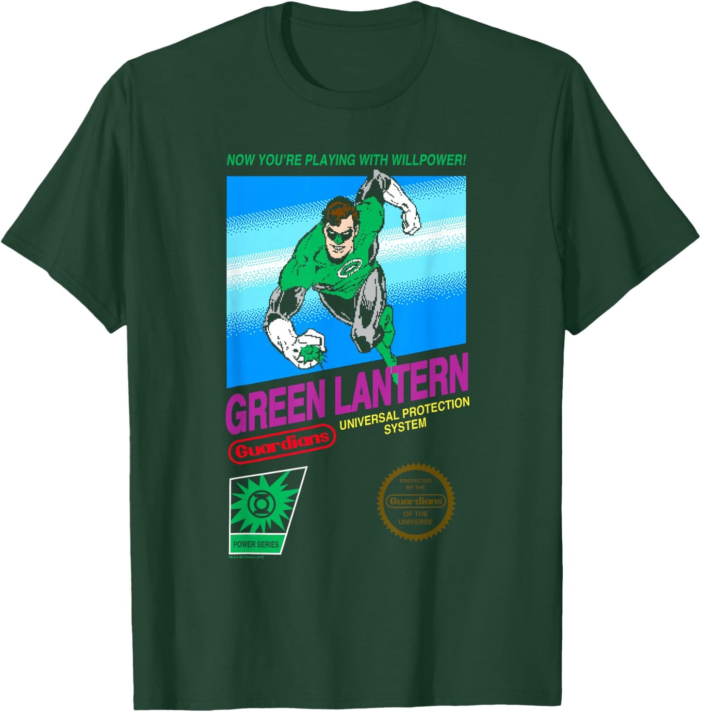 Green Lantern Box Art T-Shirt - T-Shirt | Forest