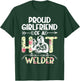 Proud Girlfriend of A Welder Girlfriend Welder's Girlfriend T-Shirt - T-Shirt | Forest