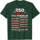 Stars, Stripes and Human Rights 250 Years Still Working On T-Shirt - T-Shirt | Forest