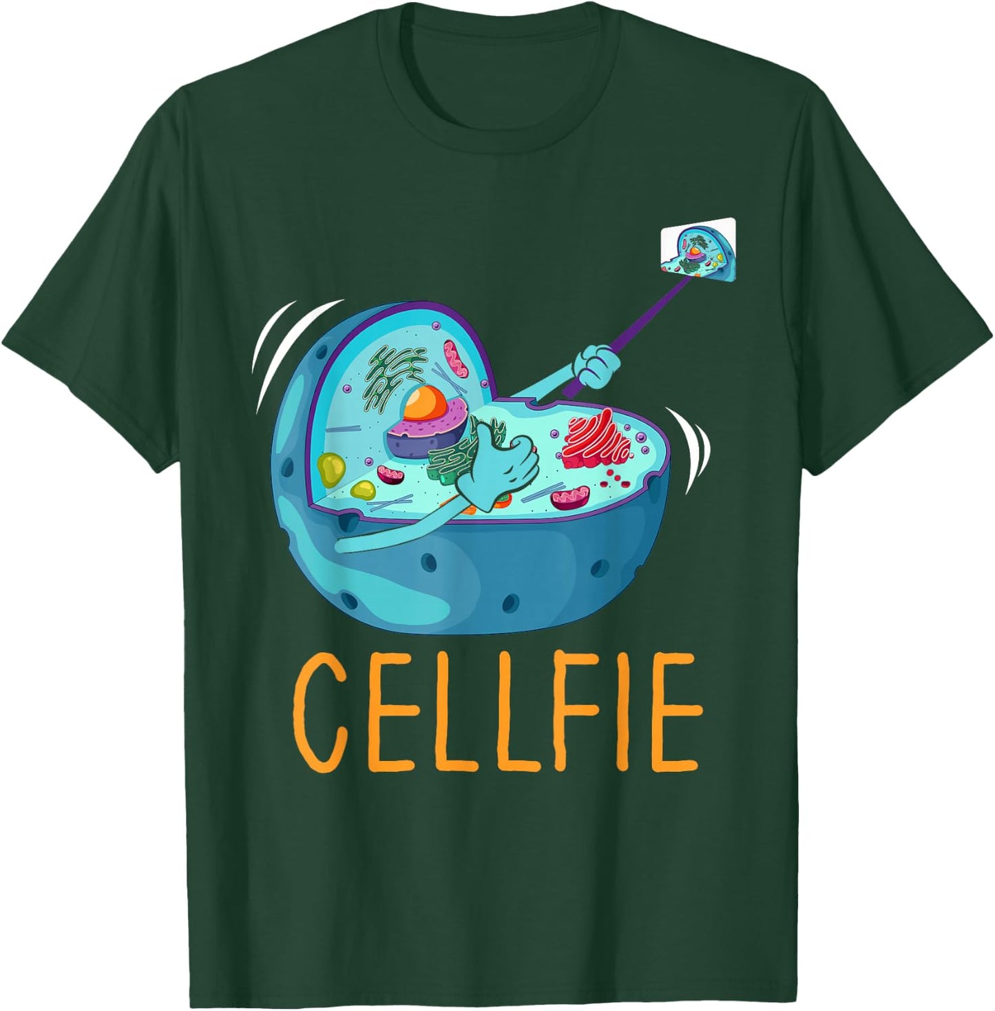 Cellfie Microbiology Microbiologist Biology Science Lover T-Shirt - T-Shirt | Forest