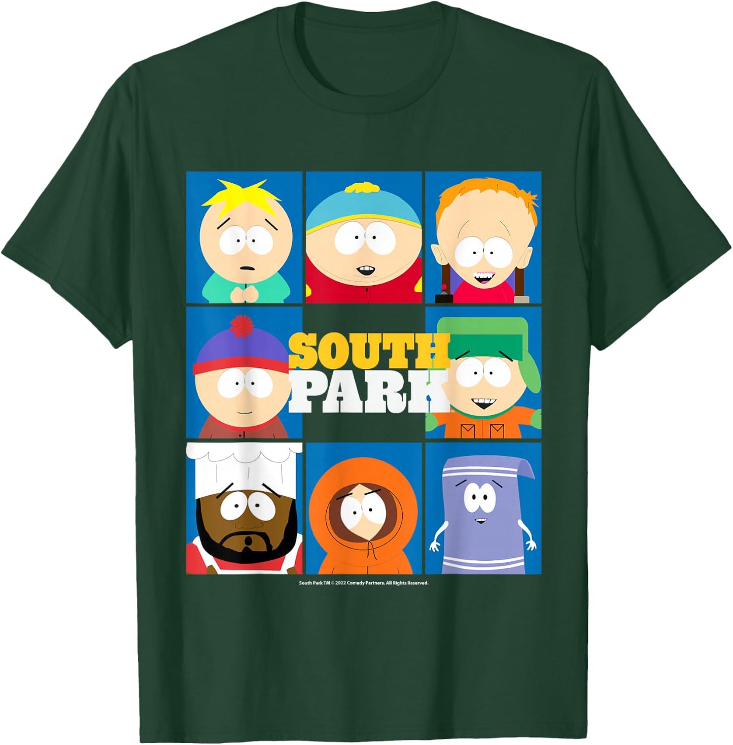 South Park Cast Framed Together T-Shirt - T-Shirt | Forest
