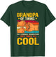 Best Grandpa Ever Grandpa Of Twins Apparel Men's Black Cotton Polyester Modern Cool Twins Grandpa Small Short Sleeve Classic Fit Pull On All Seasons Imported Machine Wash T-Shirt - T-Shirt | Forest