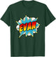 Kids Boys Evan Comic Book Superhero Name T-Shirt - T-Shirt | Forest