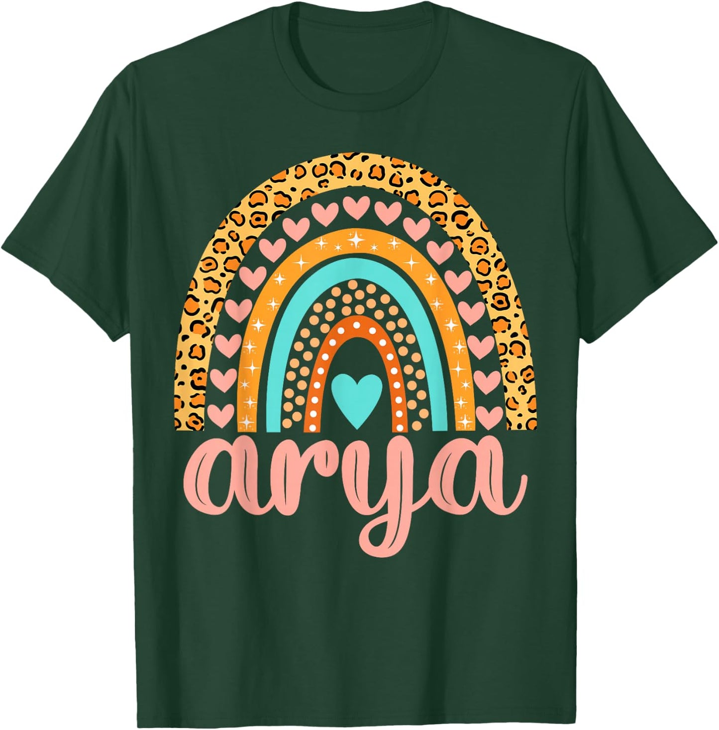 Arya Arya Name Birthday Shirt Gift T-Shirt - T-Shirt | Forest