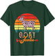 Vintage Retro Goat Auntie Flowers Leopard Goat Mother's Day T-Shirt - T-Shirt | Forest