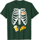Skeleton Halloween Beer Pizza Funny Pregnancy X Ray T-Shirt - T-Shirt | Forest