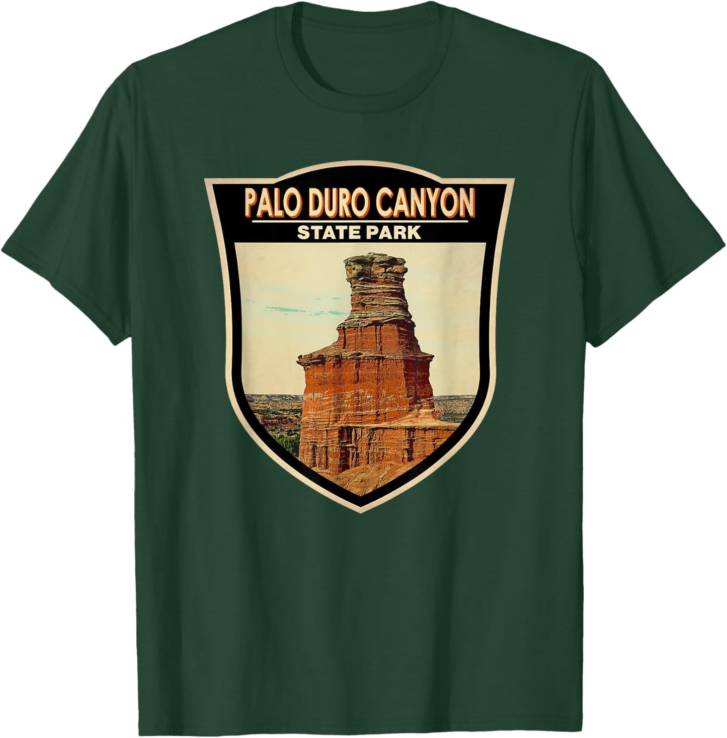 Palo Duro Canyon State Park Texas Vintage T-Shirt - T-Shirt | Forest