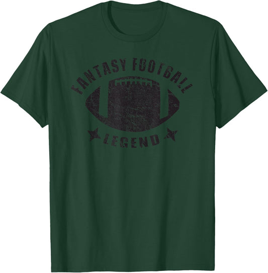 Fantasy Football Legend Funny Novelty Gameday T-Shirt - T-Shirt | Forest
