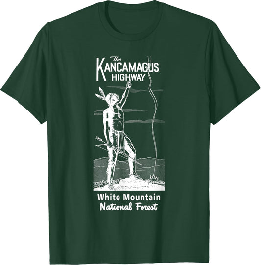 Kancamagus Scenic Highway Historic Logo T-Shirt - T-Shirt | Forest