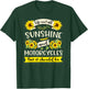 Sunshine and Motorcycles | Funny Biker Moms & Grandmas Men Women Girls Kids T-Shirt - T-Shirt | Forest