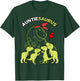 Auntiesaurus Auntie 4 Kids Dinosaur Family Day T-Shirt - T-Shirt | Forest