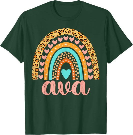 Ava Ava Name Birthday Shirt Gift T-Shirt - T-Shirt | Forest