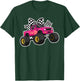 Pink Monster Truck Bow Shirt Women, Cute Girls Truck Lover T-Shirt - T-Shirt | Forest