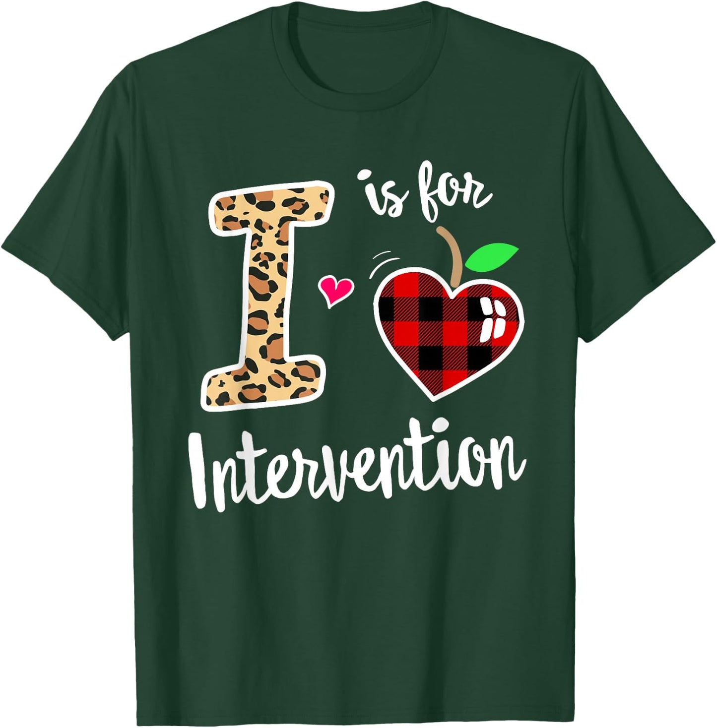 RTI Team T Response I is for Intervention Teacher School T-Shirt - T-Shirt | Forest