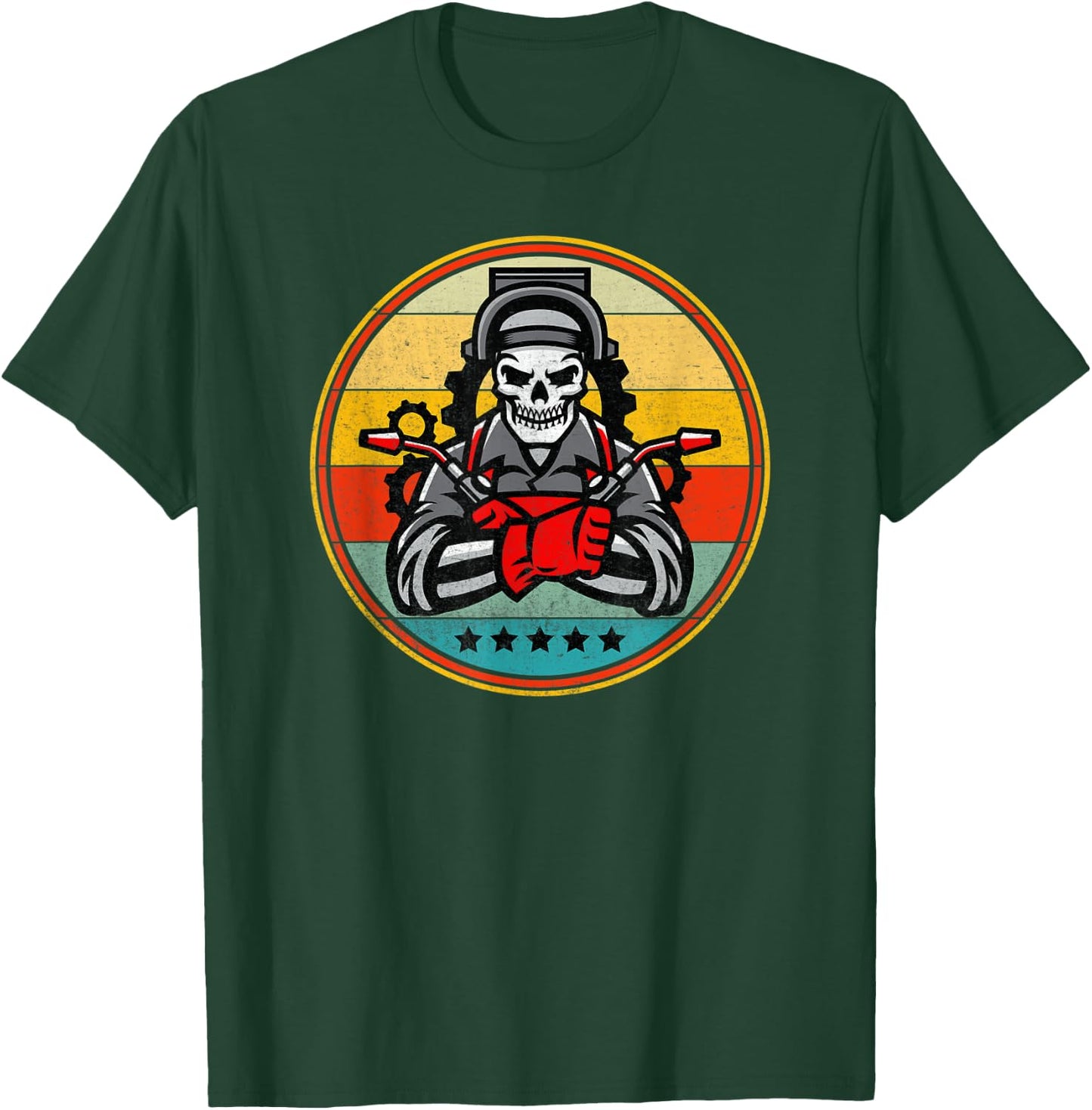 Welder Son Husband Dad Welding School Graduation Coworker T-Shirt - T-Shirt | Forest