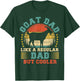 Vintage Goat Dad Like A Regular Dad Goat Father's Day T-Shirt - T-Shirt | Forest