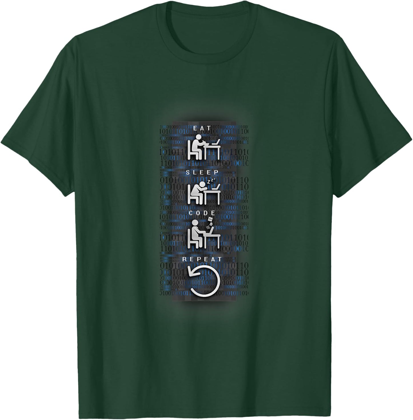Computer Programmer Code Funny Geek Gift T-Shirt - T-Shirt | Forest