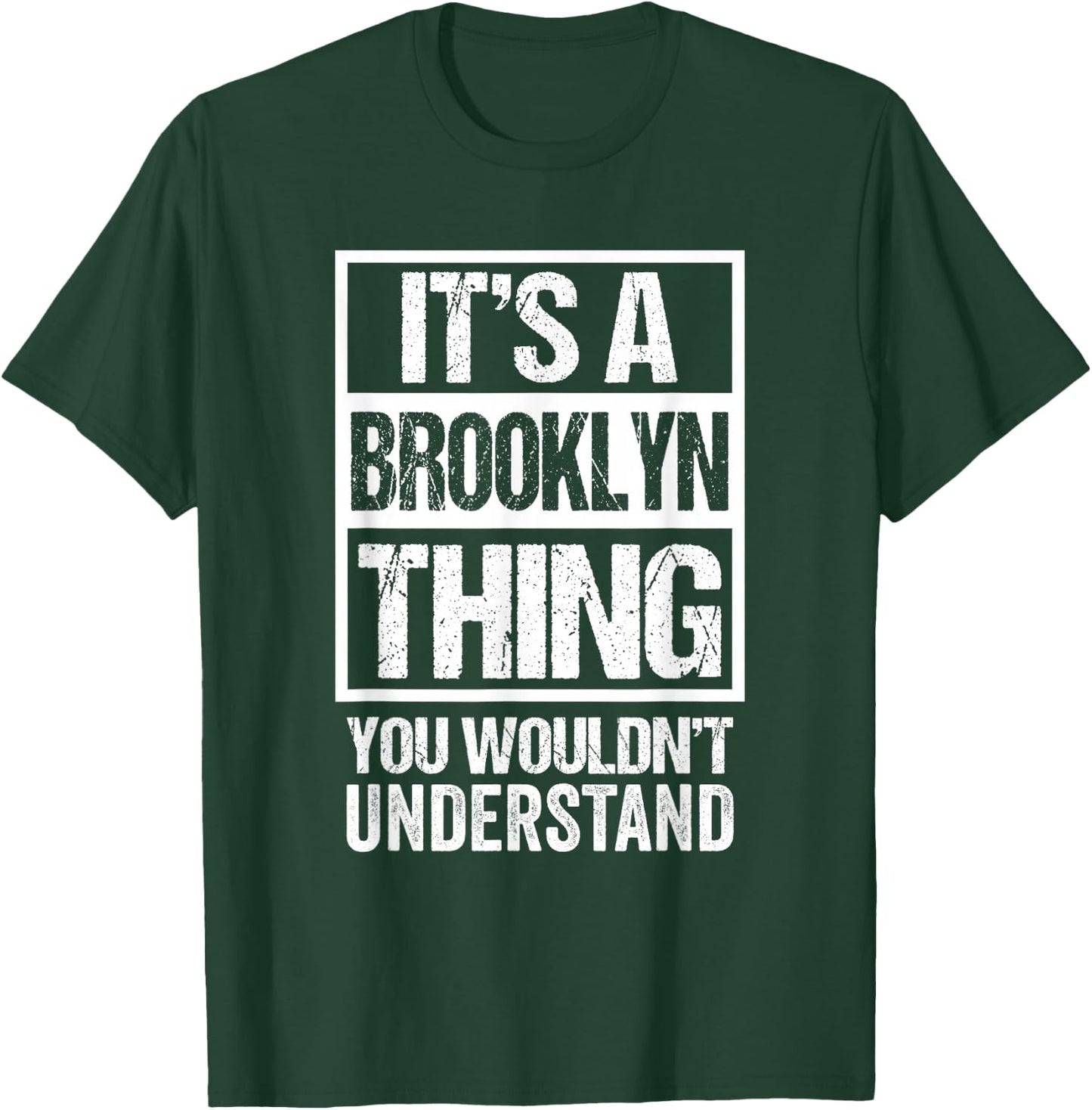 Funny Forename Gift Ideas for My Friend Brooklyn - Brooklyn First Name - -Adults - Black - Small - Short Sleeve - Cotton 65%, Polyester 35% T-Shirt - T-Shirt | Forest