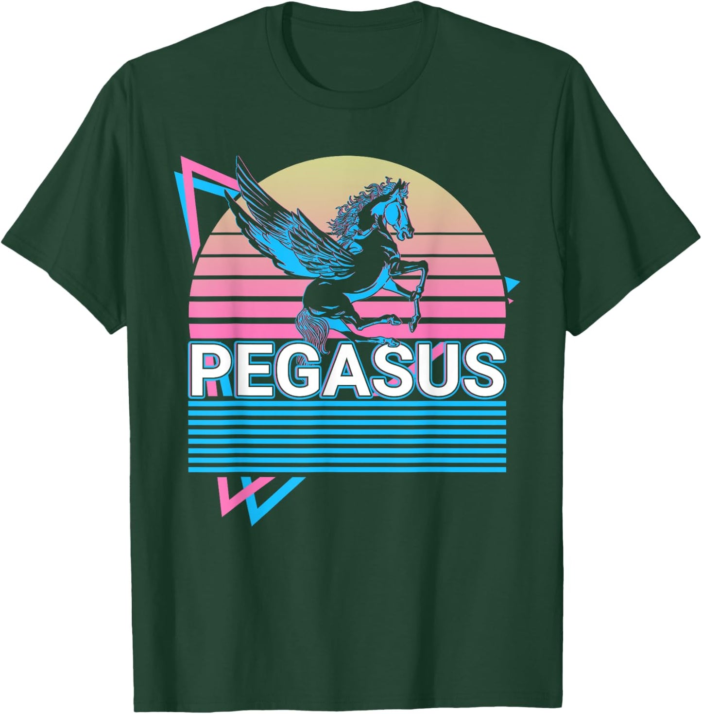 Pegasus Winged Horse Ancient Greek T-Shirt - T-Shirt | Forest