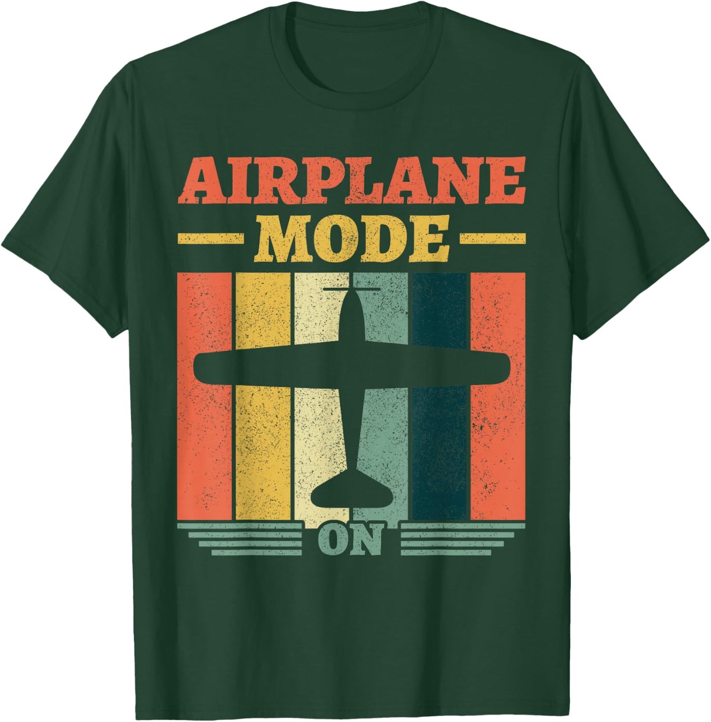 Pilot Flying Outfit Aircraft Airline Plane Airplane Mode On T-Shirt - T-Shirt | Forest