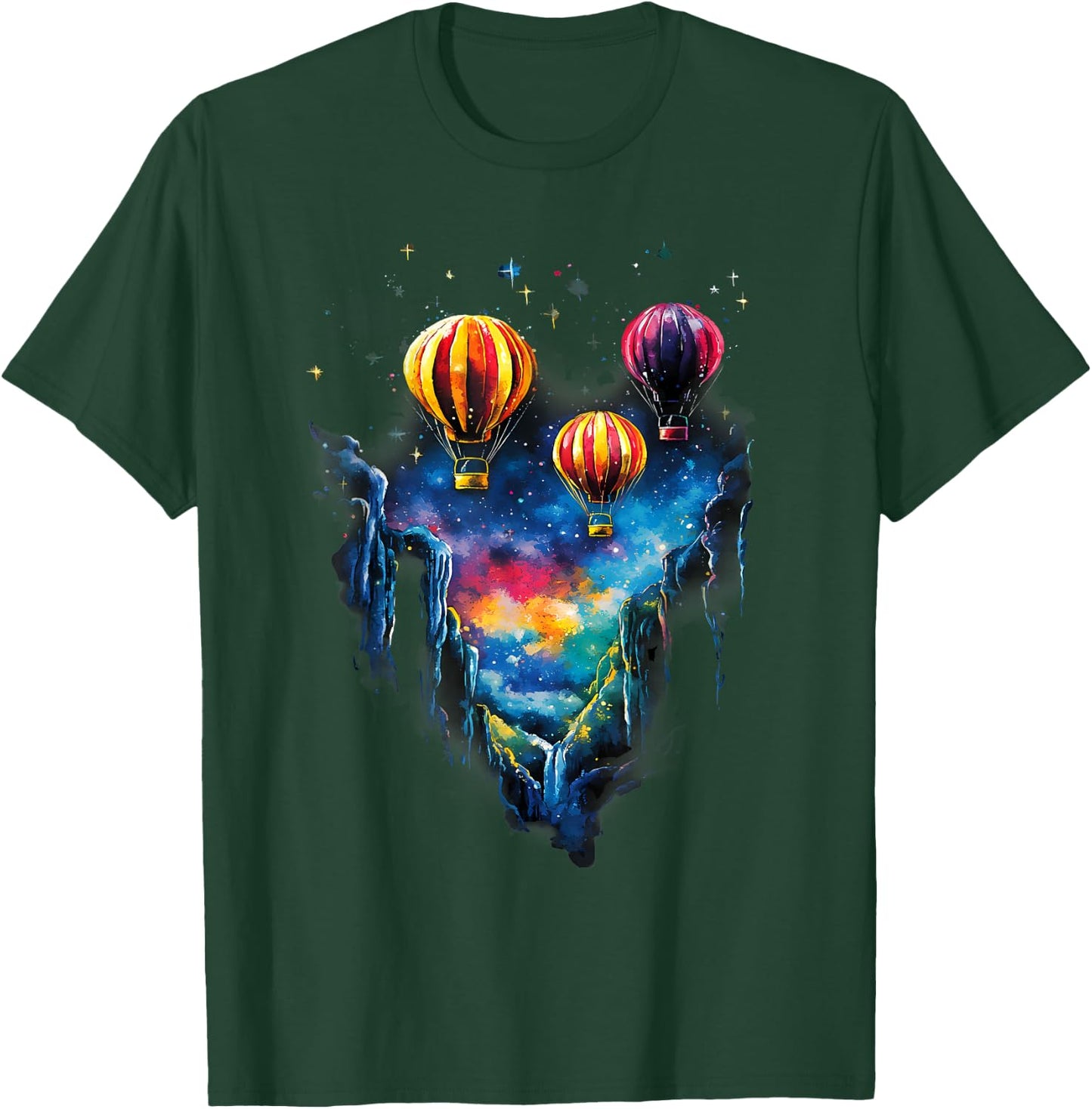 Hot Air Balloon Ride Festival Hot Air Ballooning T-Shirt - T-Shirt | Forest