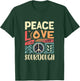 Peace Love and Sourdough T-Shirt - T-Shirt | Forest