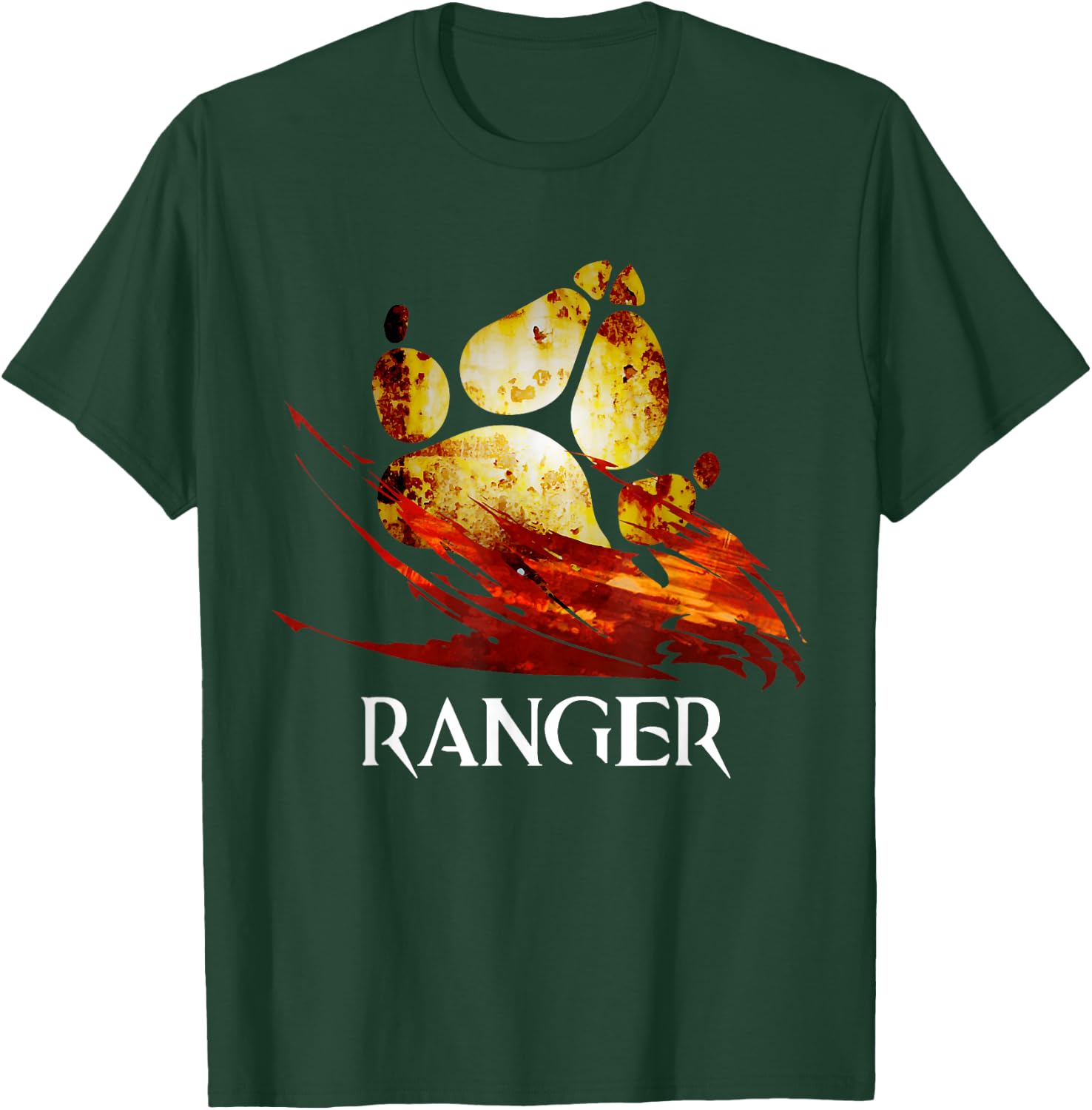 Ranger profession Fantasy medieval Wars MMORPG gamer T-Shirt - T-Shirt | Forest