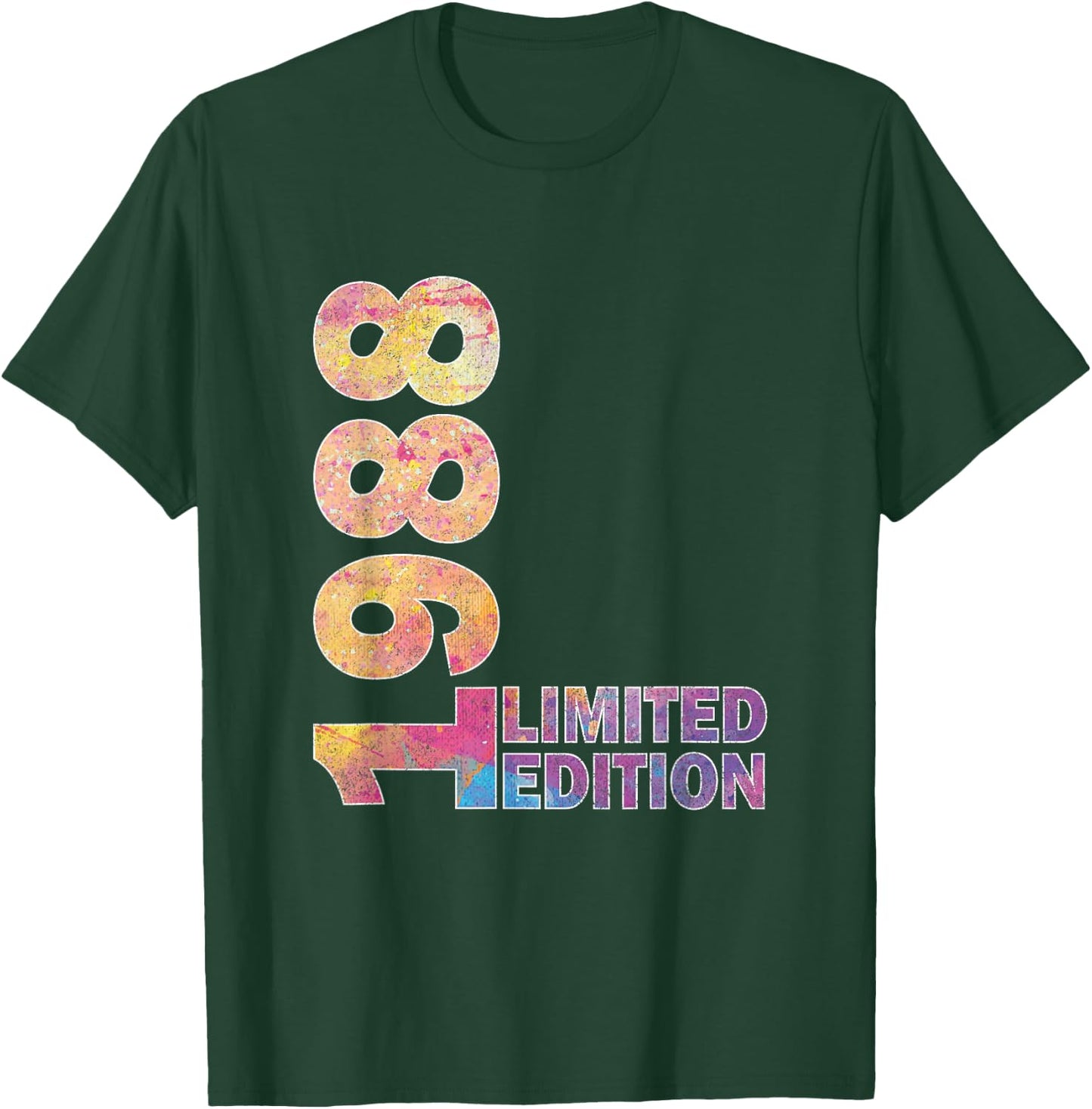 37th Birthday Gift women hued born 1988 turning 37 Year Old T-Shirt - T-Shirt | Forest