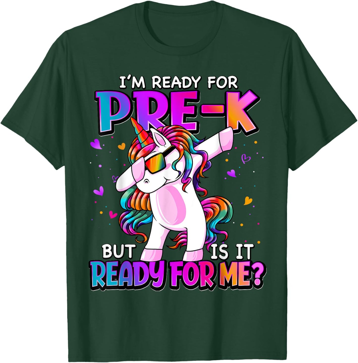 I'm Ready For Pre-K Shirt Back To School Pre-K Girls T-Shirt - T-Shirt | Forest