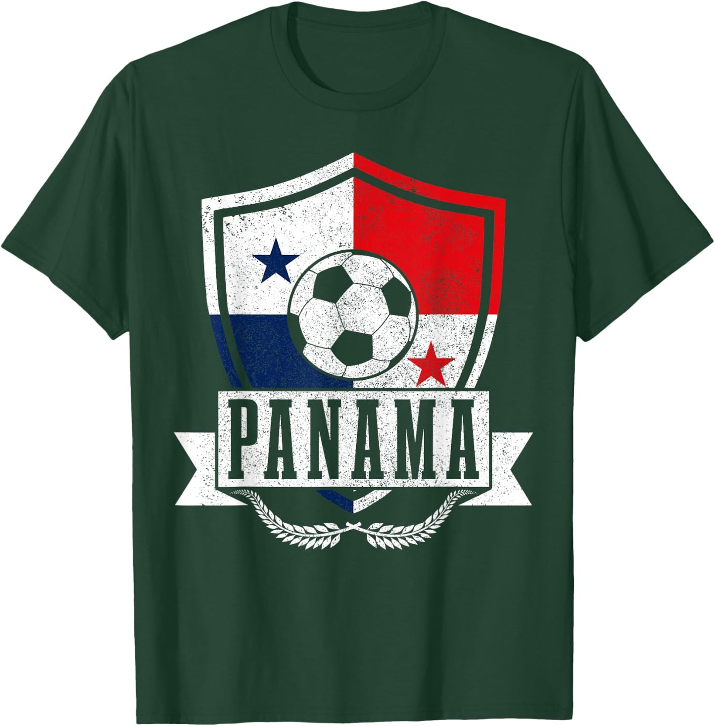 Panama Football Player Flag T-Shirt - T-Shirt | Forest