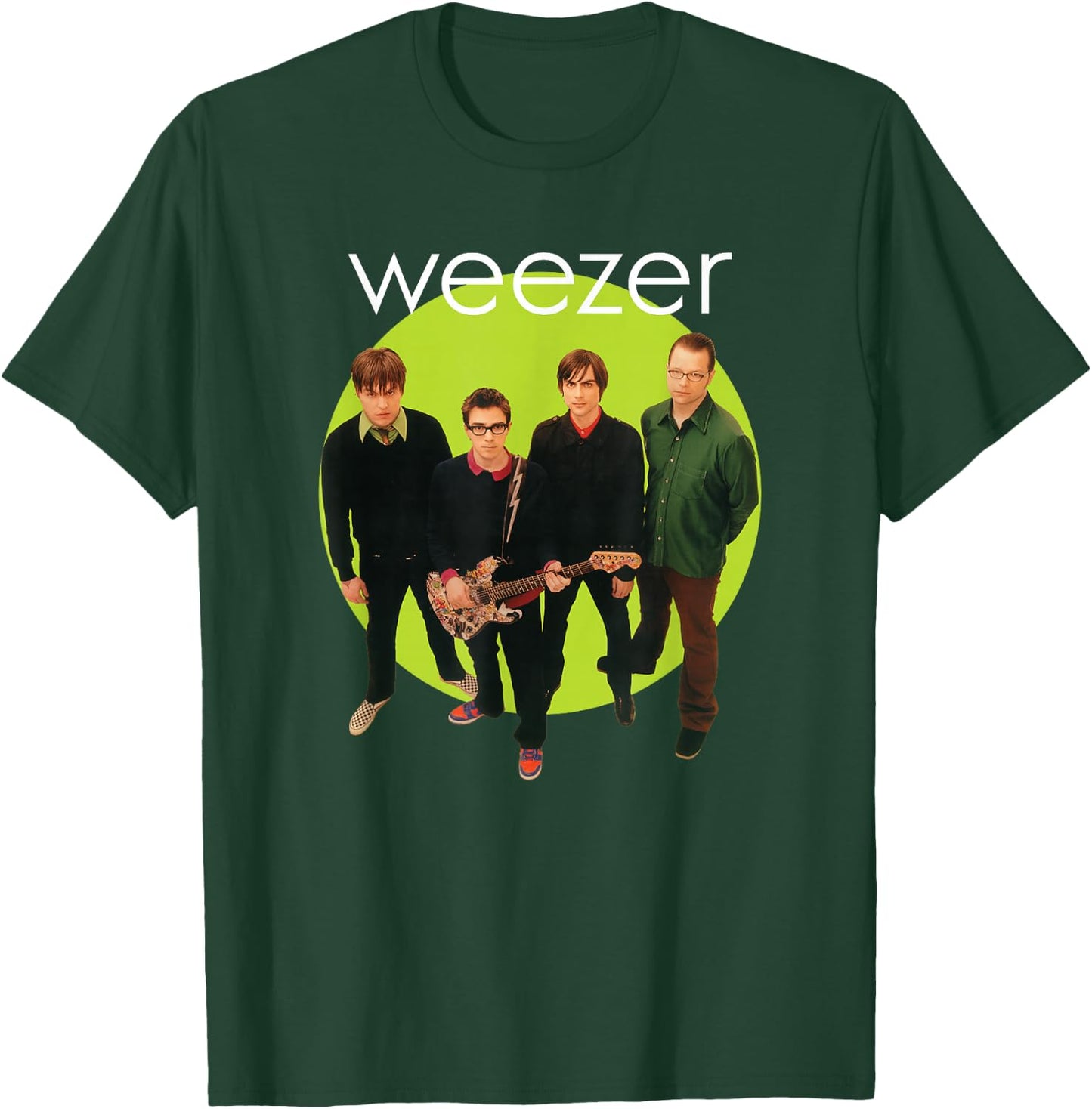 Weezer - Green Album Circle Small T-Shirt - T-Shirt | Forest