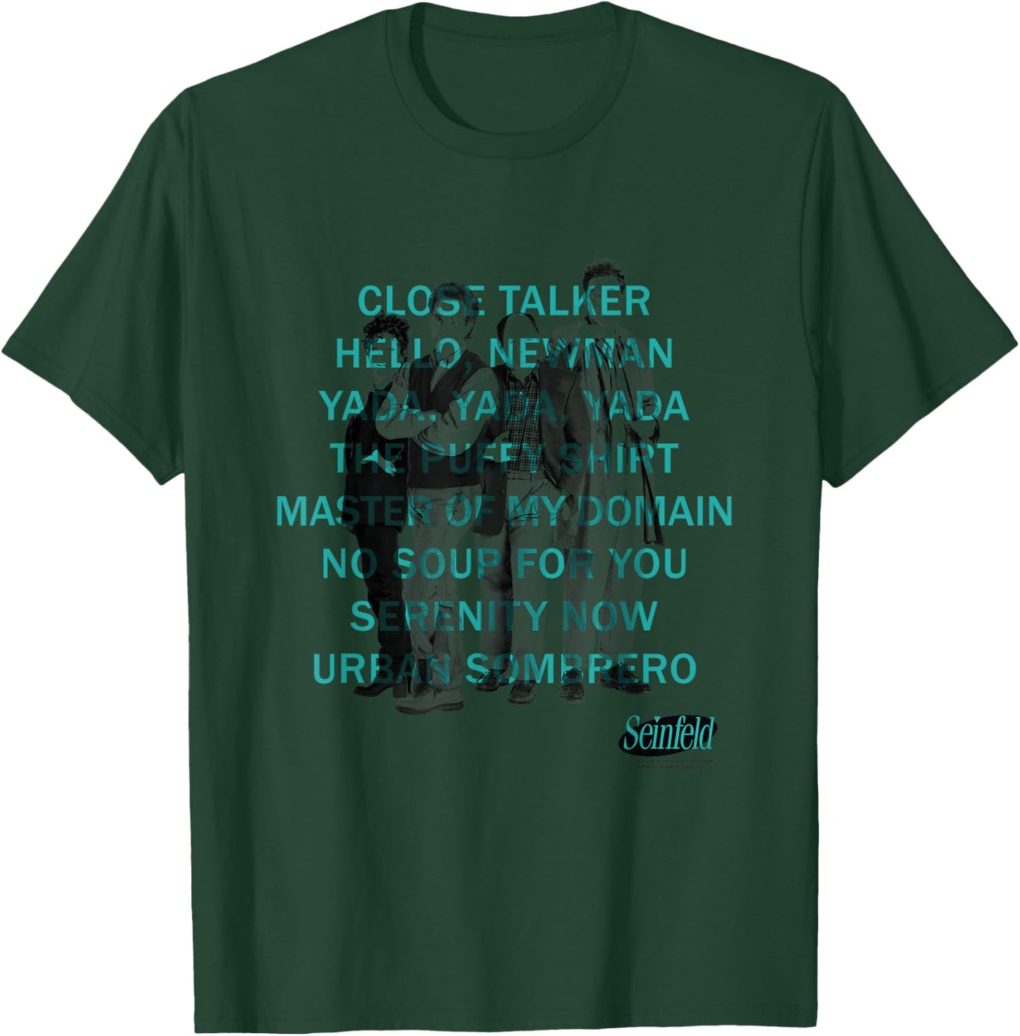Seinfeld Cast and Quotes T-Shirt - T-Shirt | Forest